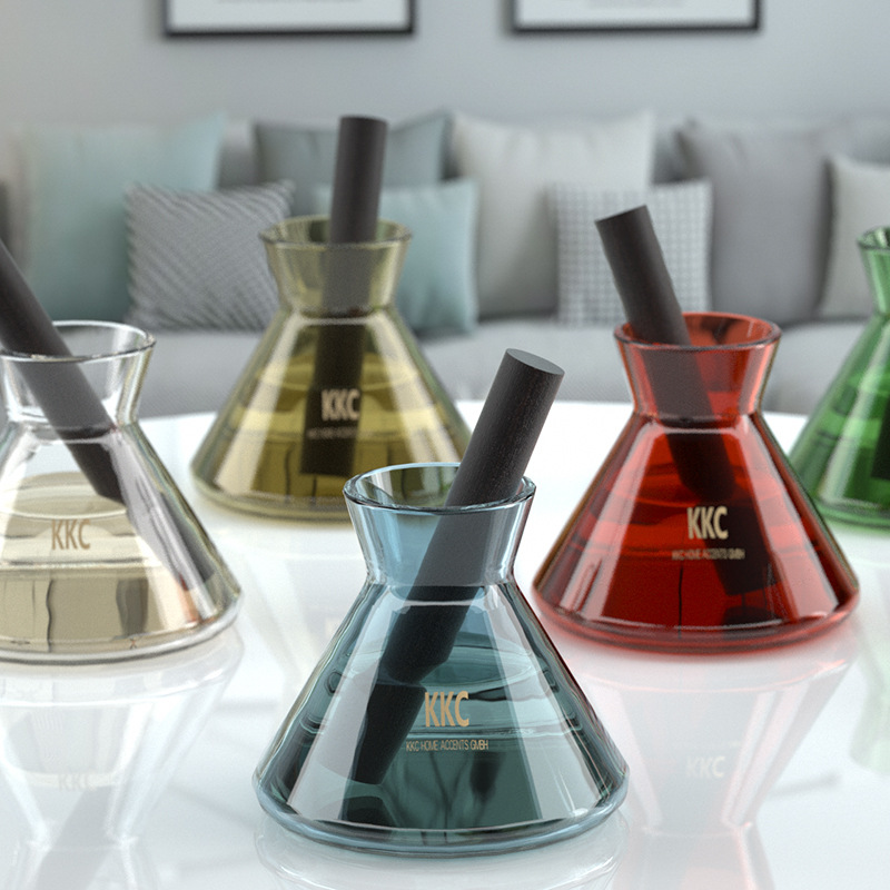 Reed Diffuser Set - 10szt D10mm Black Fiber Sticks Reed