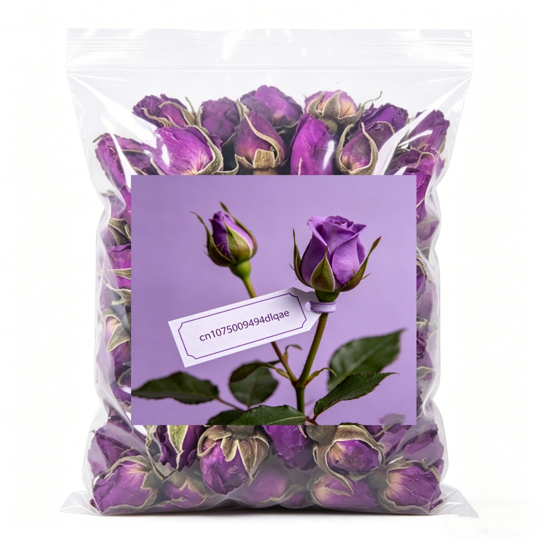 Potpourri Dried Flower - 100% Naturalne Suszone Kwiaty Czerwone Fioletowe