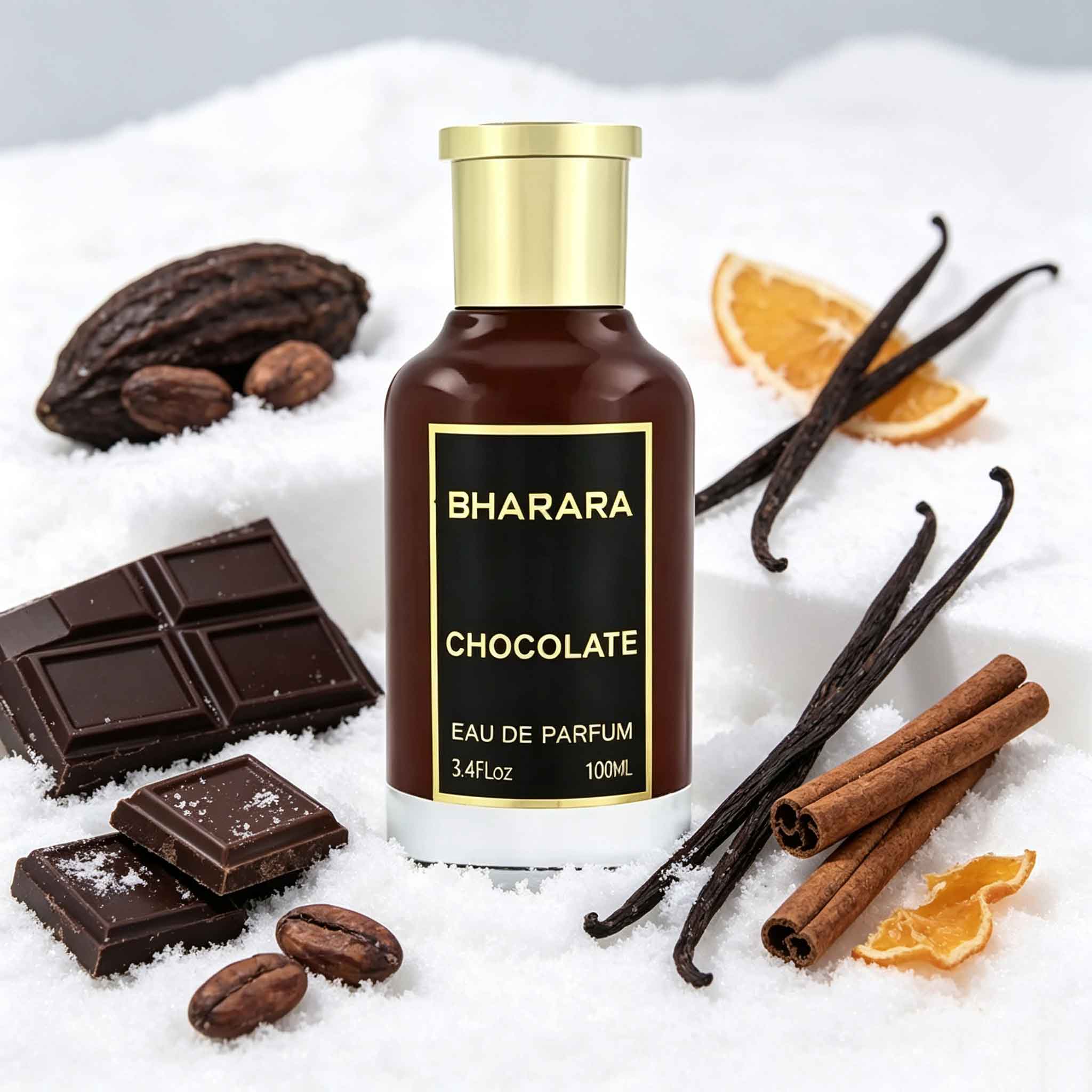 Home Fragrance Us - Bharara Chocolate Long-Lasting EDP, bogaty, wielowarstwowy,