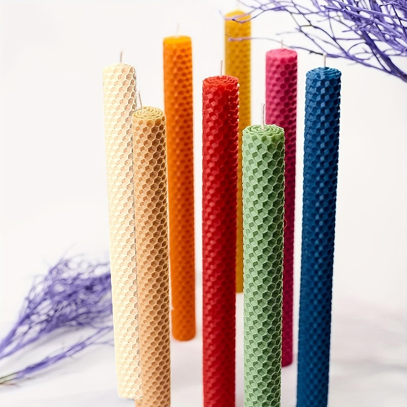 Beeswax Taper Candle - 18/27 Wysokie świece stożkowe z wosku