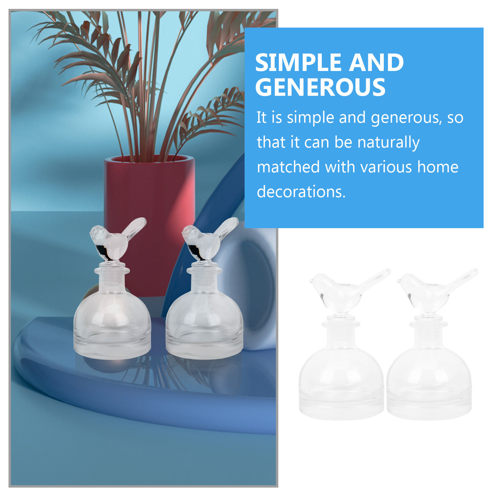2 szt. Szklane butelki na perf – Home Fragrance Us recenzja i cena