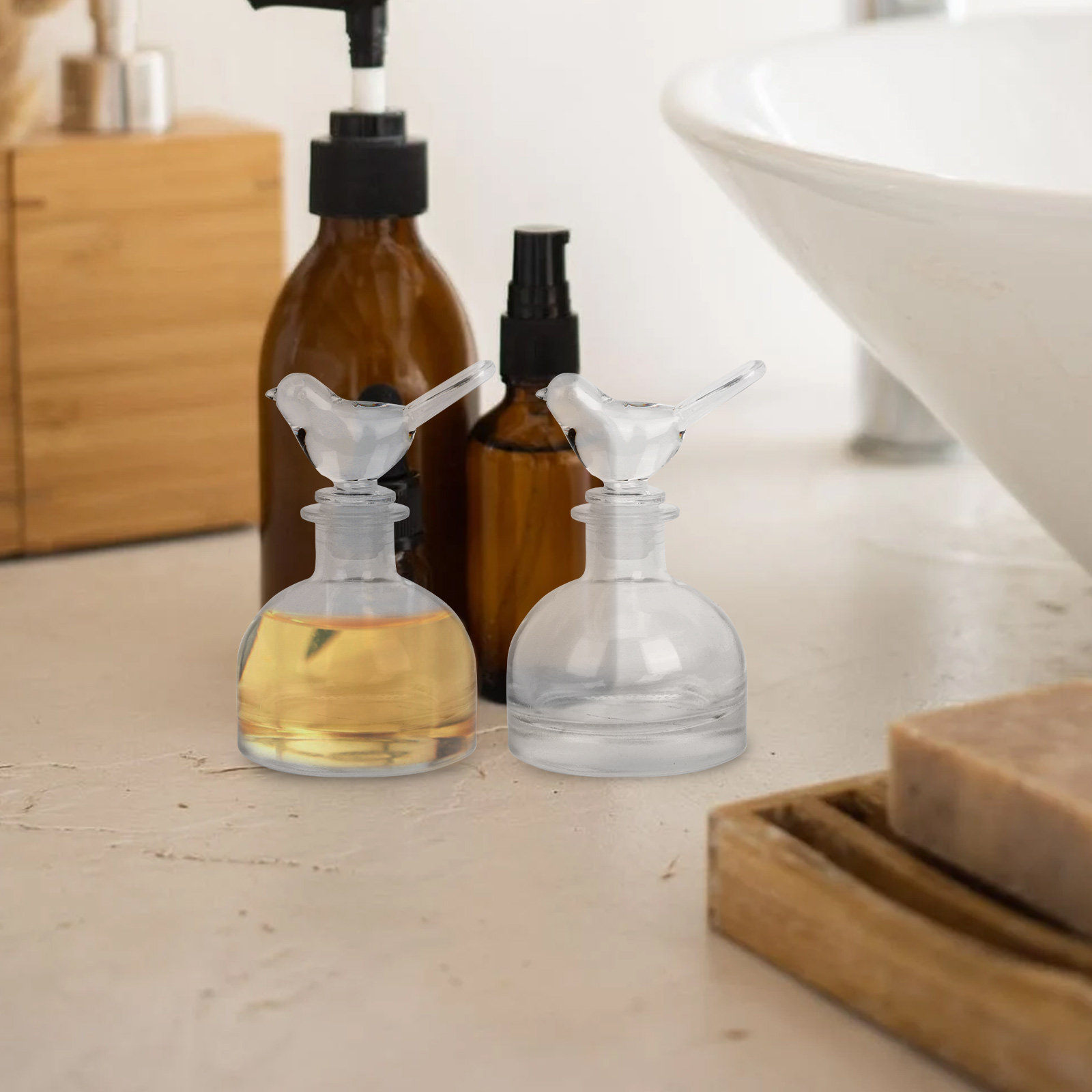 2 szt. Szklane butelki na perf – Home Fragrance Us recenzja i cena