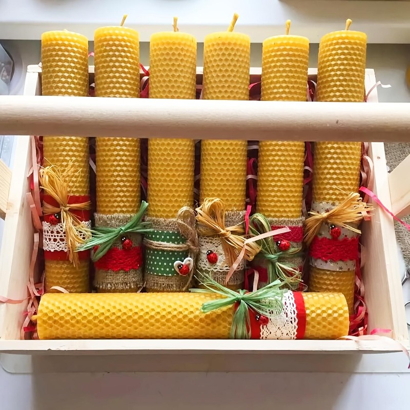 Nieograniczone wzory świec z 1 – Beeswax Taper Candle recenzja i cena