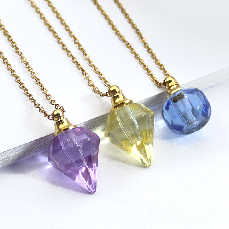 Naszyjnik z kryształową fiolką – Home Fragrance Jar recenzja i cena
