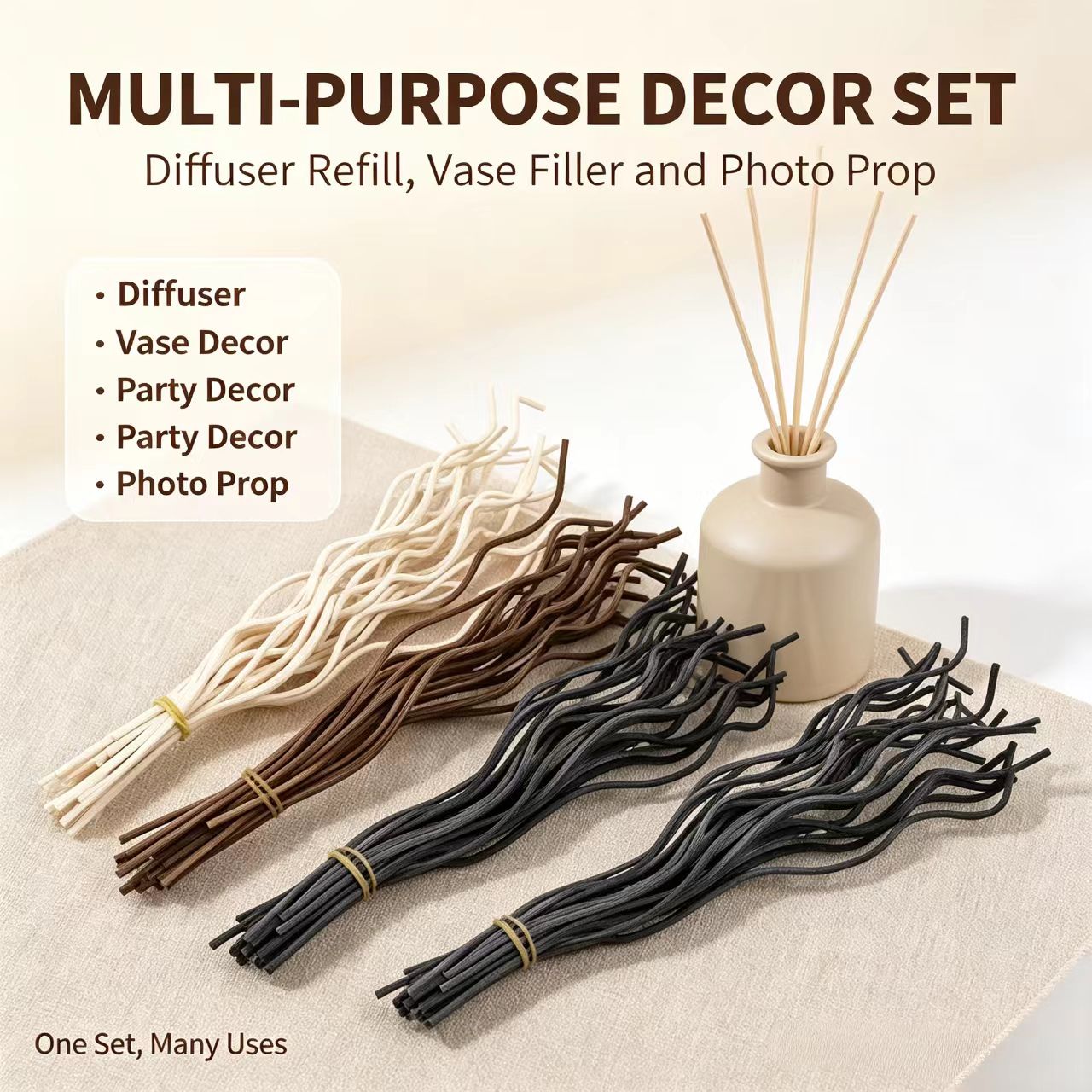 20 szt. Długie, falowane patyc – Reed Diffuser Set recenzja i cena