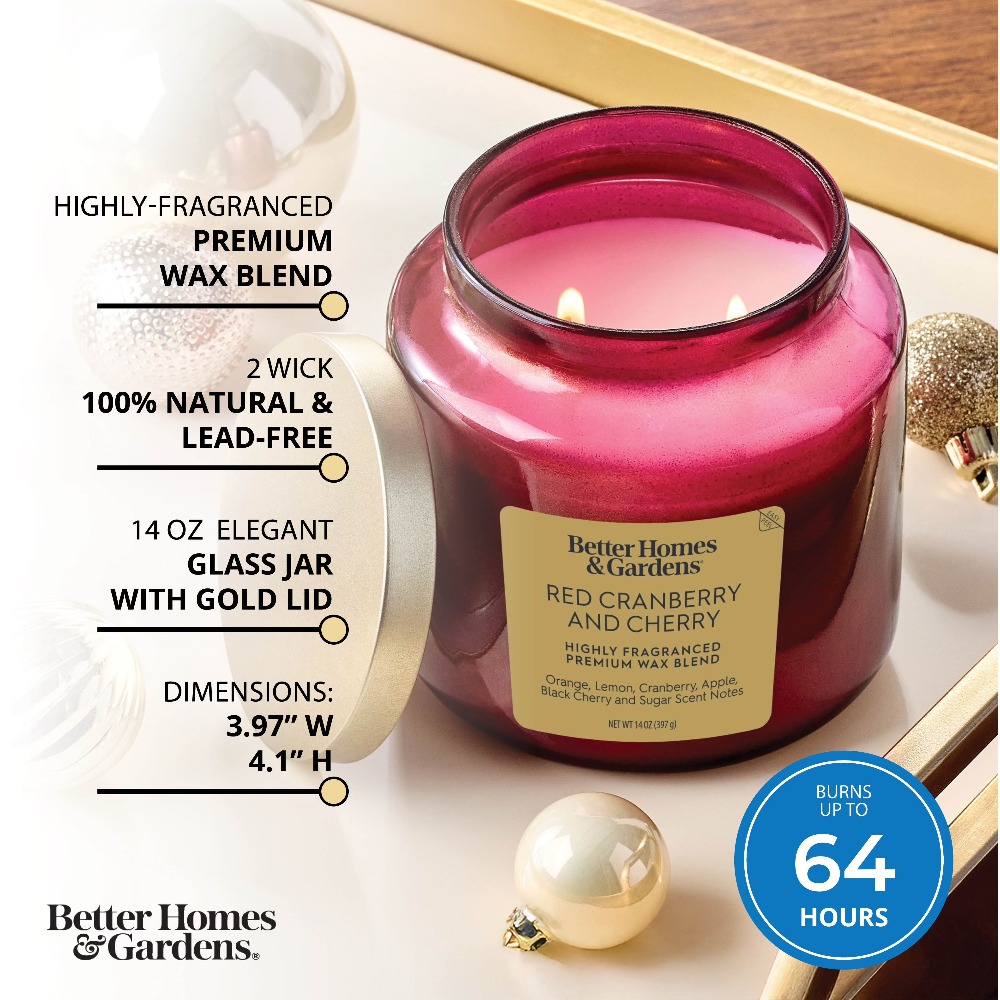 Czerwona świeca w szklanym sło – Home Fragrance Jar recenzja i cena
