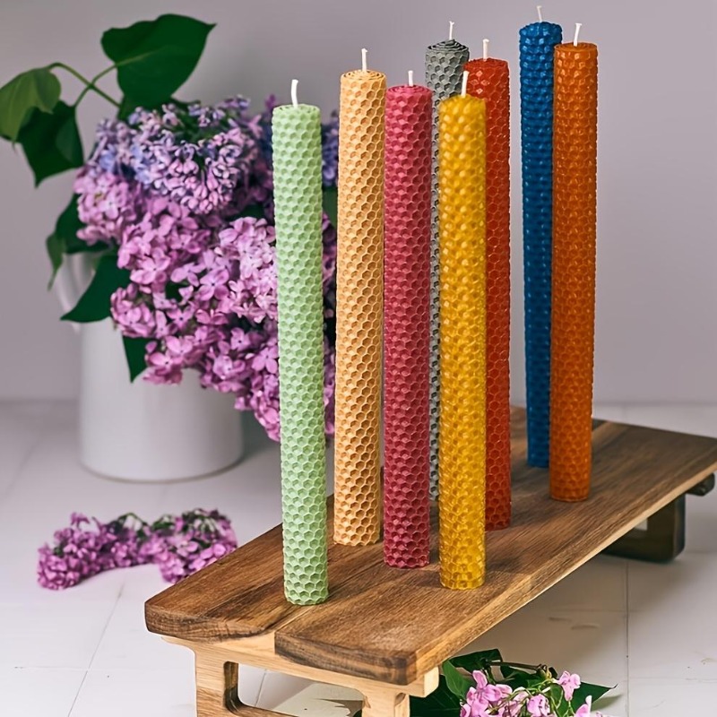 18/27 Wysokie świece stożkowe  – Beeswax Taper Candle recenzja i cena